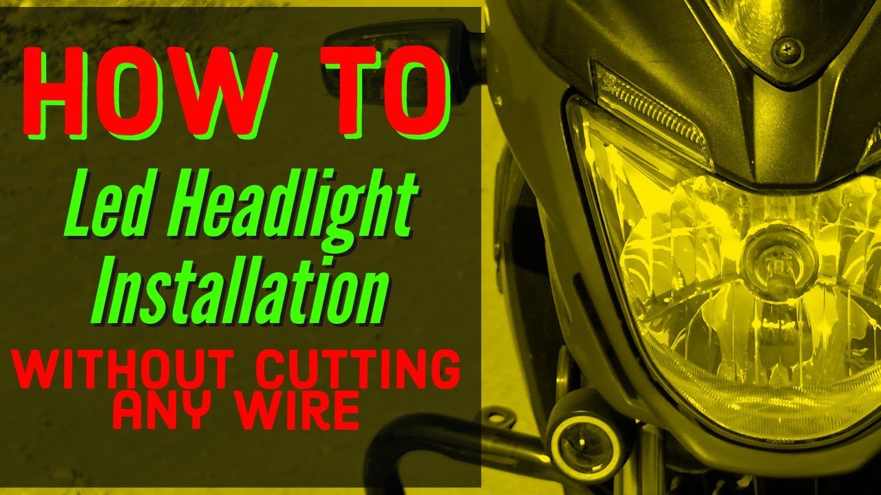 Honda CB150F led Installation with out cutting wire