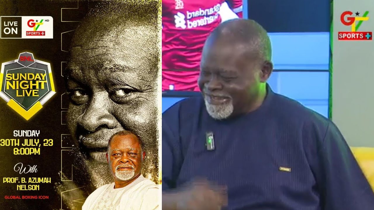 Exclusive interview with Azumah Nelson on TV for his 65th birthday.