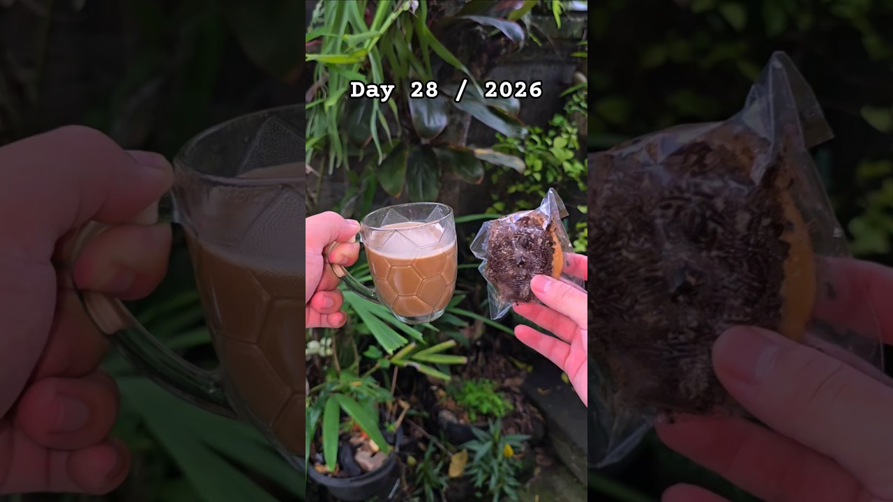 Ngopi jajannya donat warung 2rb an udah enakk 