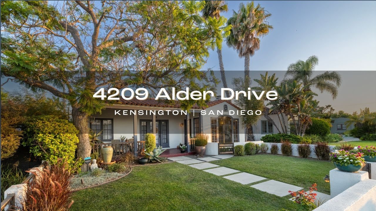 4209 Alder Drive | A Hidden Spanish-Style Oasis in Kensington | San Diego Home Tour