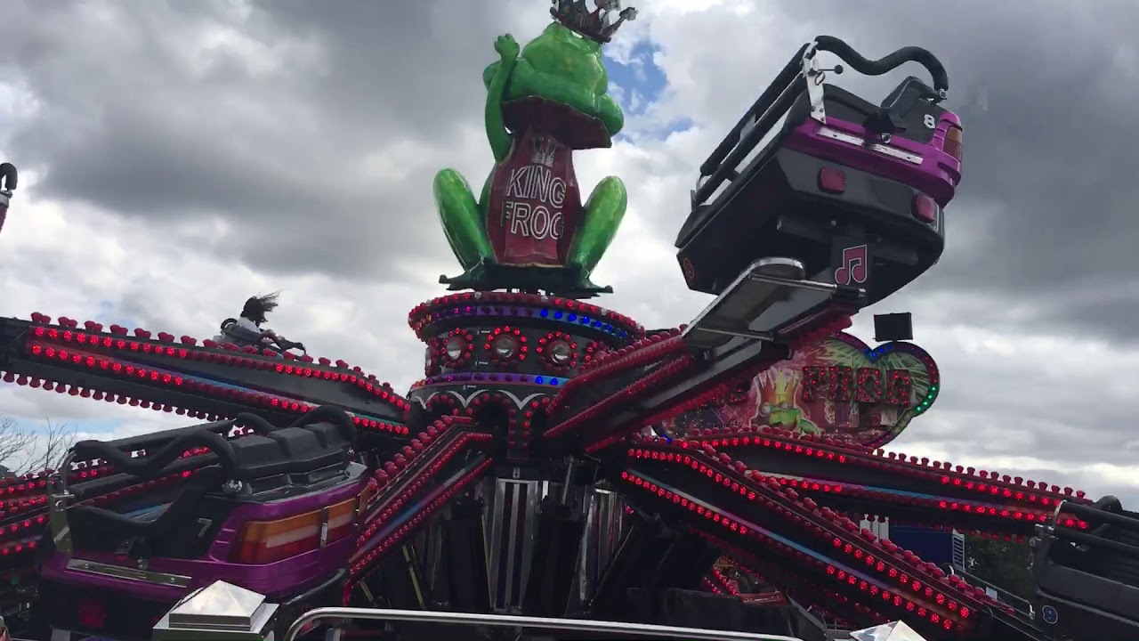 Billy crows king frogs off ride Albert park funfair Middlesbrough 2017