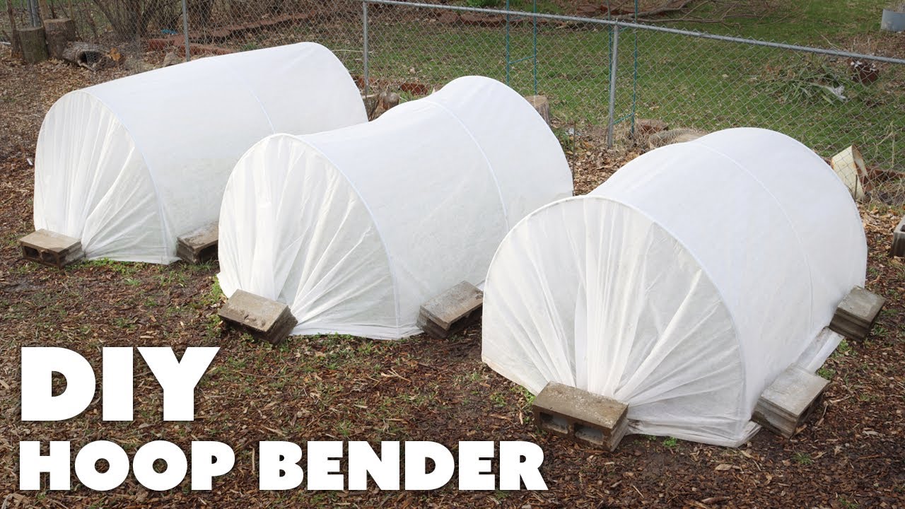 How to Bend Hoops for Low Tunnels, Raised Beds and MORE
