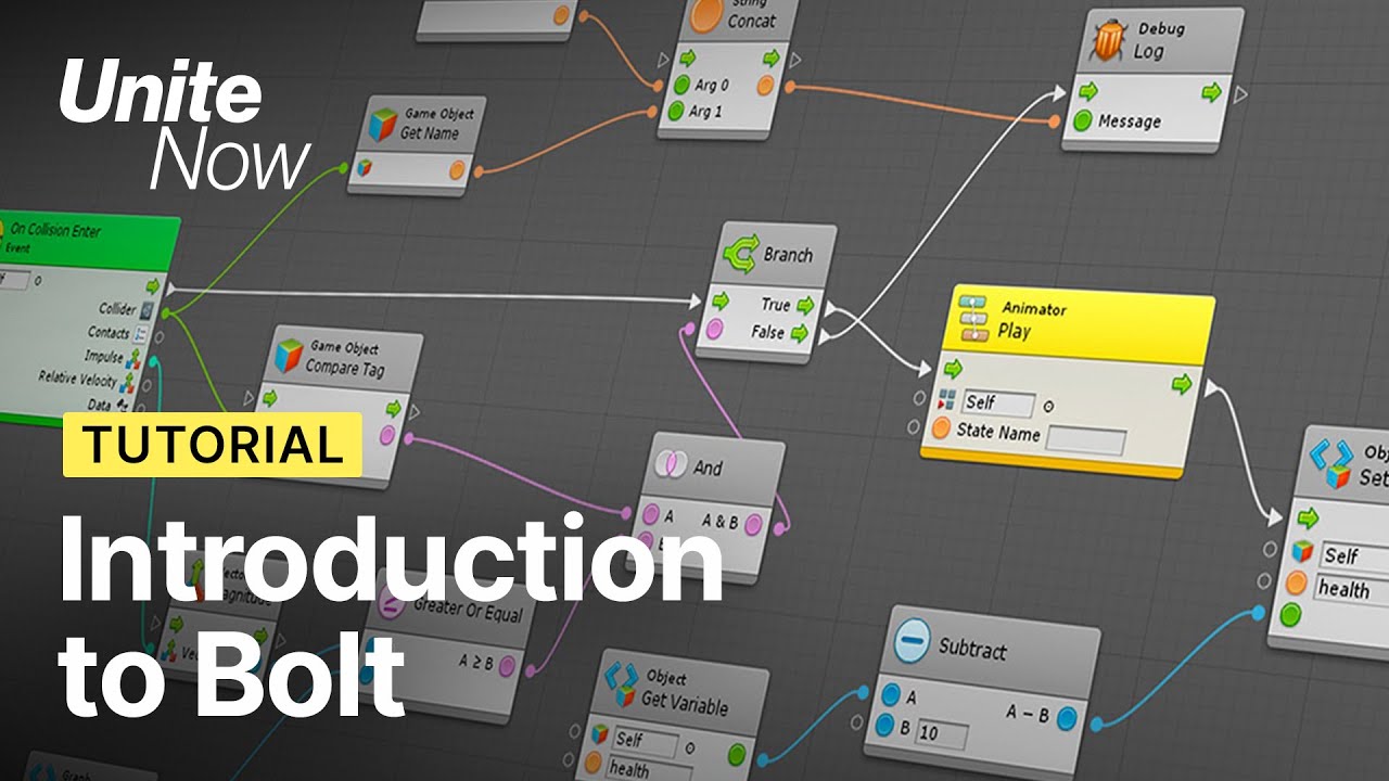 Introducing Bolt: Unity's new visual scripting tool | Unite Now 2020