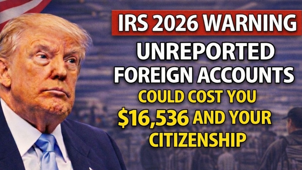 IRS 2026 Warning  Unreported Foreign Accounts Could Cost You $16,536 and Your Citizenship