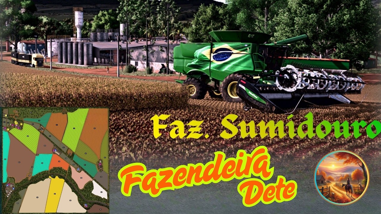 Farming Simulator 25 - Mapa Fazenda Sumidouro, mais um cantinho brasileiro, e bora para colheita!