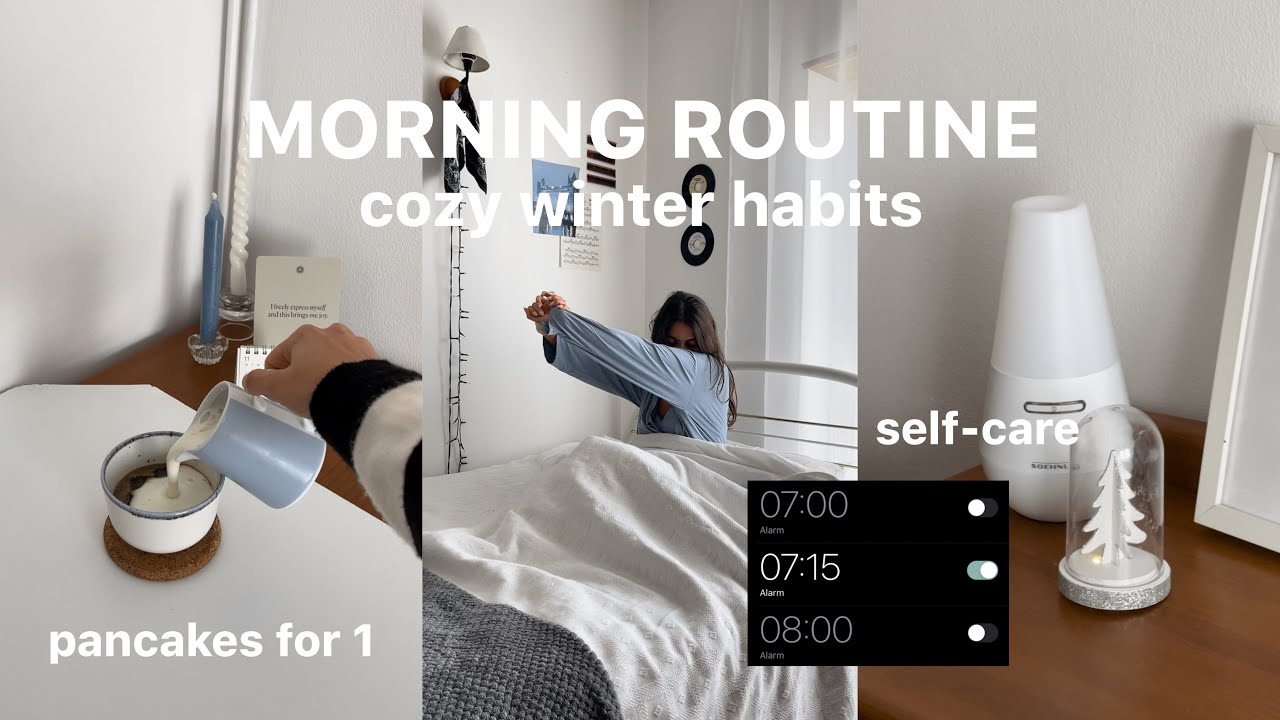 7am winter morning routine 🌨 simple habits to keep you cozy yet productive during the colder months