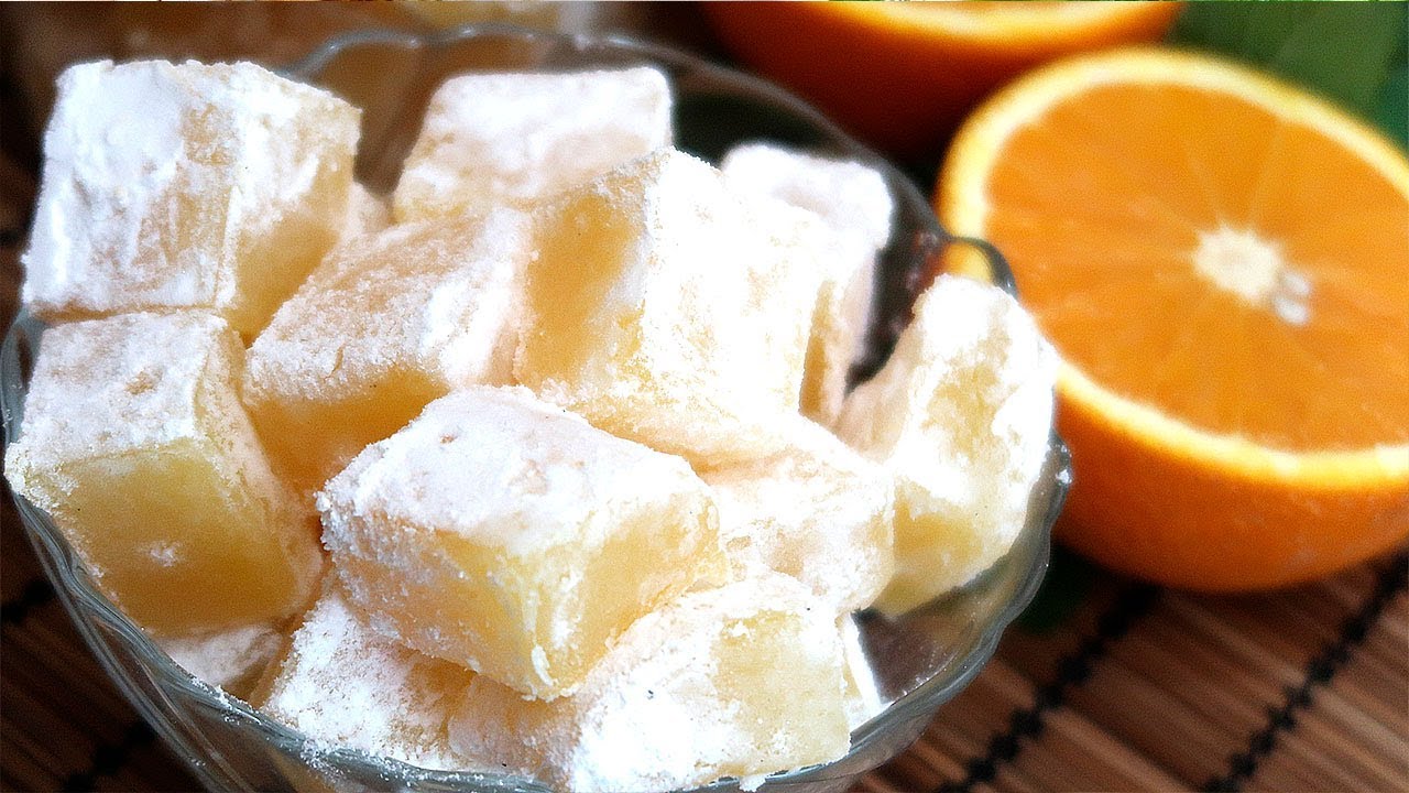 Домашний апельсиновый рахат лукум Просто и вкусно