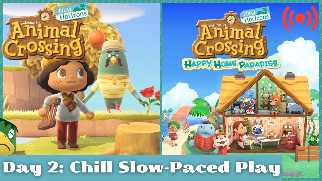 🔴 Day Two: Slow-Paced Update Play, Trying Happy Home Paradise & Amiibo Pack Opening!