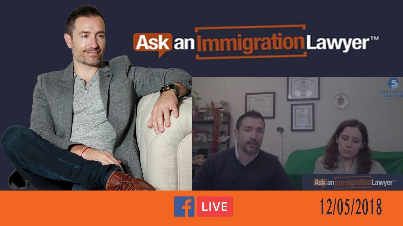 Law Offices of Jacob J. Sapochnick Update Facebook Live, Immigration Lawyer in California