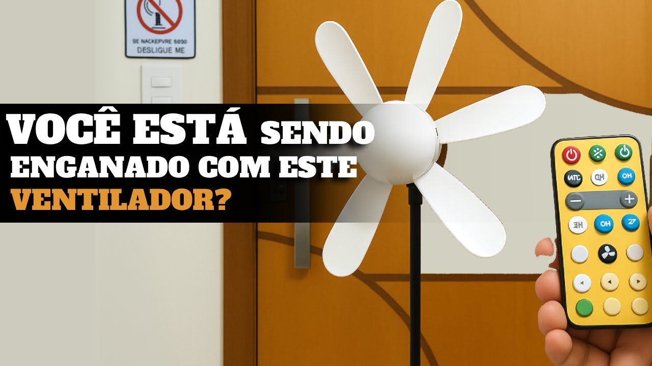 TODA A VERDADE SOBRE O VENTILADOR DE TETO COM LUZ DE LED [Funciona ou é mito?]