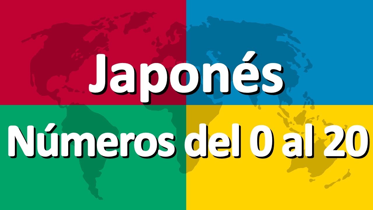 Aprender japonés parte 4 | Números del 0 al 20