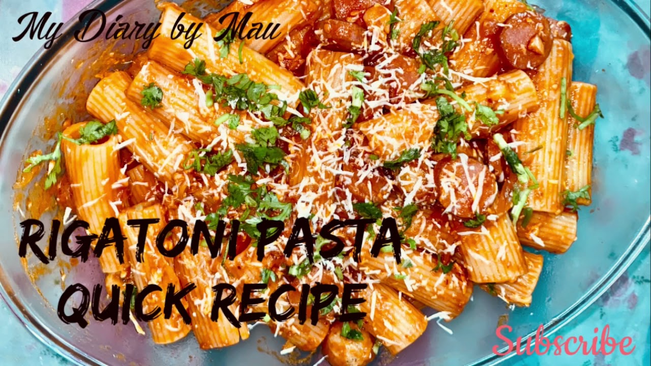 #rigatoni #pasta #quickiftar #quicksnack #cheesepasta || Rigatoni pasta || Quick recipe
