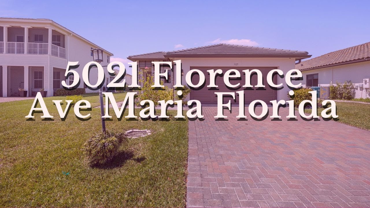 5021 Florence in Ave Maria is for sale