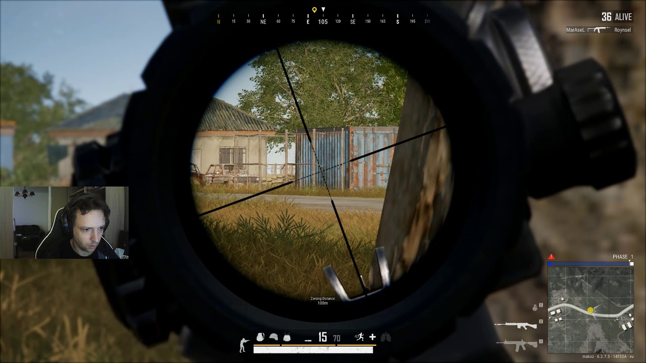 PUBG - Solo - Le MK14 c'est le mal.