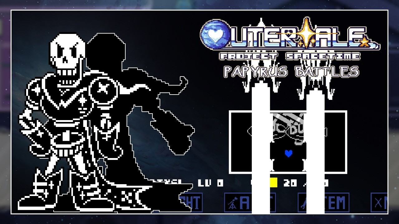PS!OuterTale - All Papyrus Battles