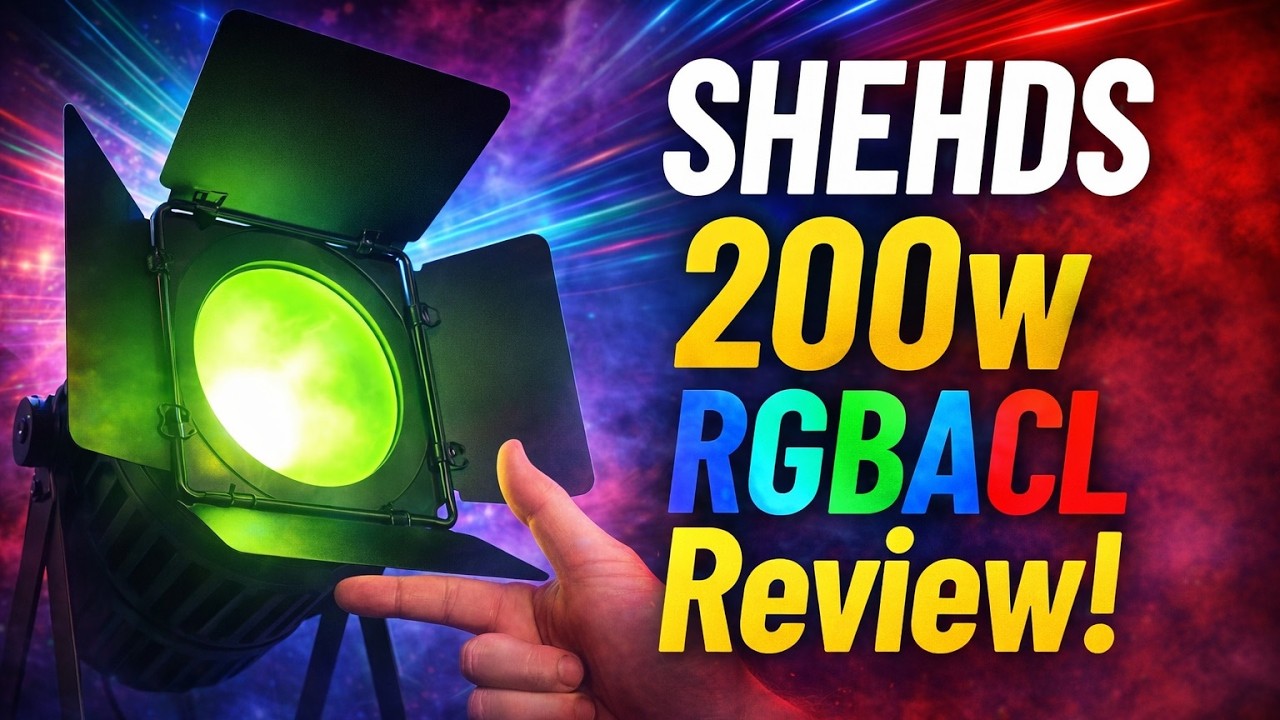 Is This the Ultimate RGBACL PAR? SHEHDS 200W Takes the Spotlight! Review Time!