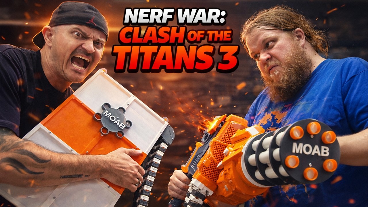 ВОЙНА NERF: Столкновение ТИТАНОВ 3