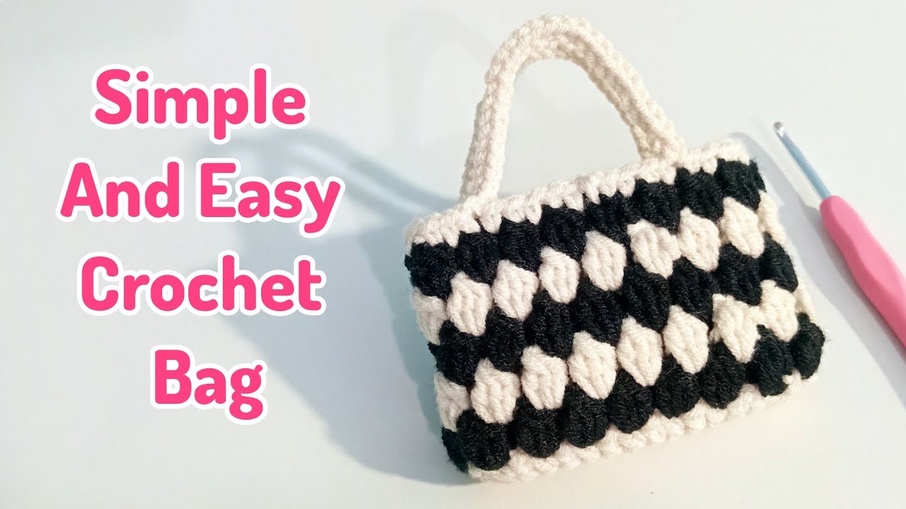 Simple & Easy Crochet Bag Tutorial for Beginners | Beautiful & Trendy Bag #crochet #handmade