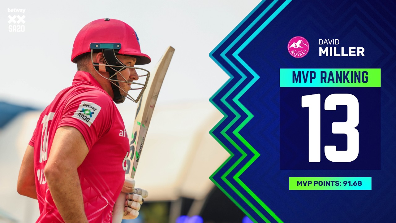 David Miller's 71 from 35 for 4 | SA20 MVP No.13 | Paarl Royals