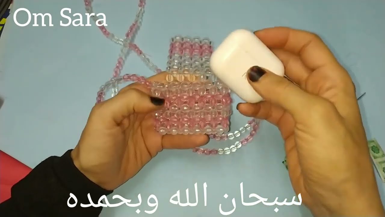 طريقة عمل جراب سماعة ايربودز بشكل جديد لام ساره