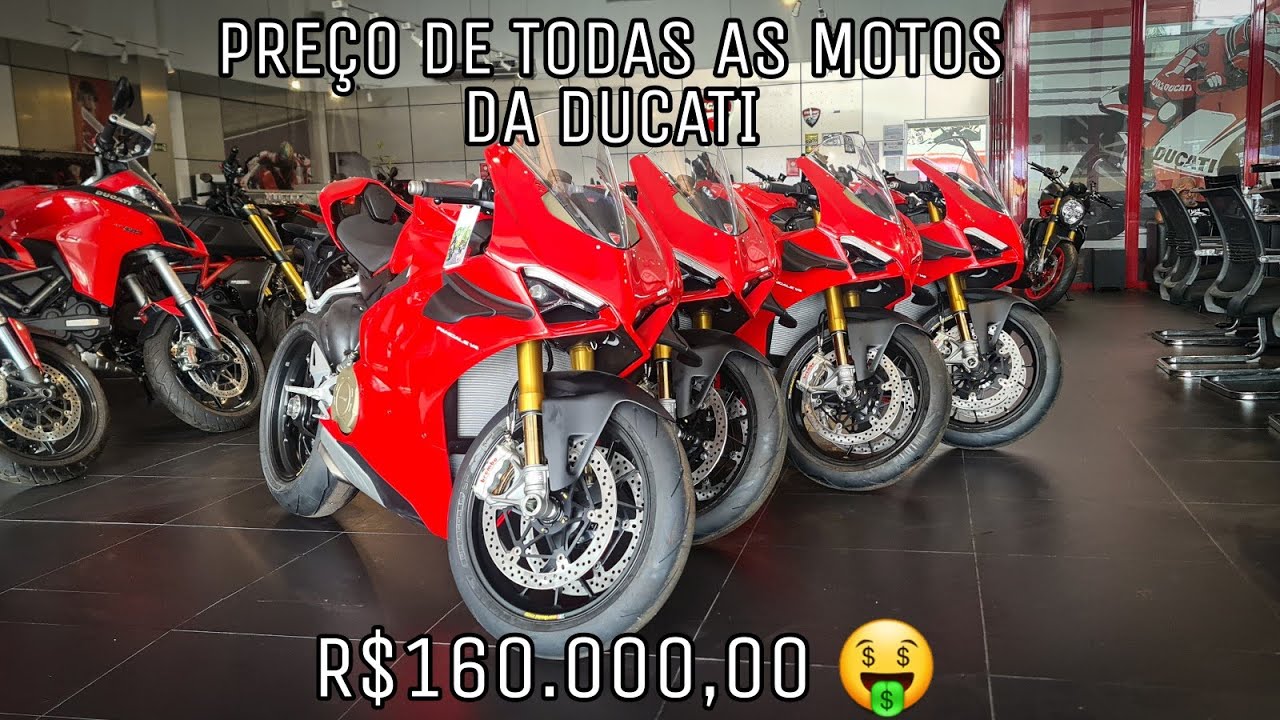 PREÇO DE TODAS AS MOTOS 0KM DA DUCATI