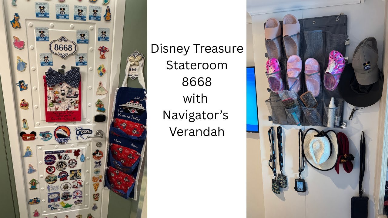 Disney Treasure Stateroom 8668 Deluxe Oceanview Stateroom with Navigator&rsquo;s Verandah