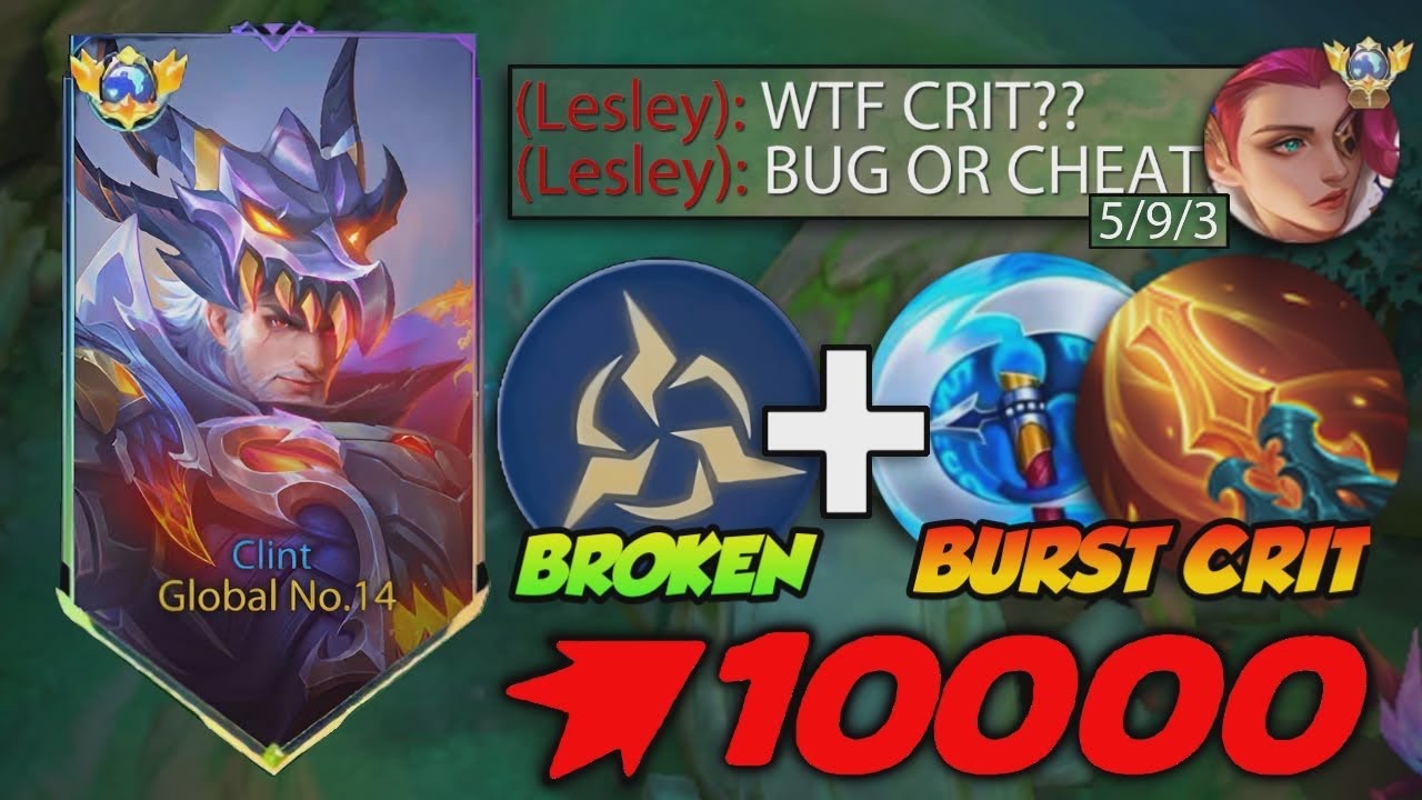 MOONTON THANKS FOR NEW CLINT ONE SHOT CRIT BUFFED BUILD! | CLINT NEW BEST BUILD 2025!