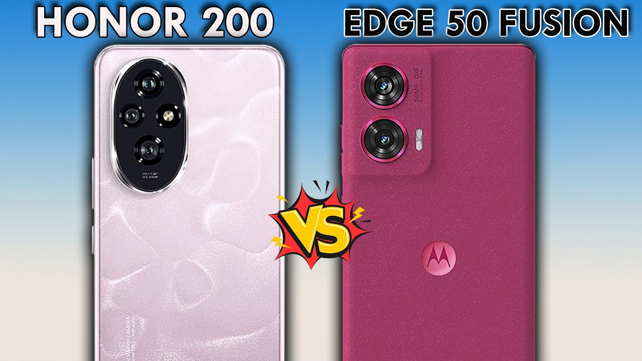 Honor 200 Vs Motorola Edge 50 Fusion