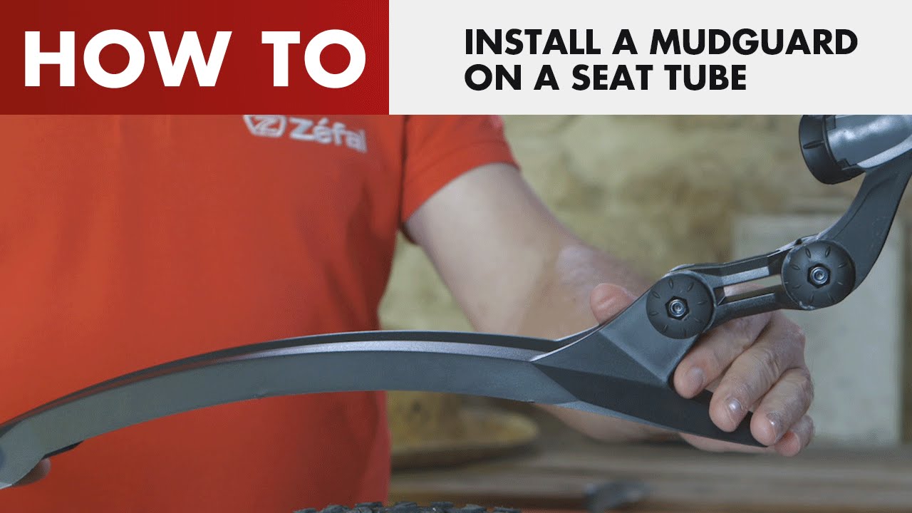 Zéfal - How to install a mudguard on a seat tube? Deflector RM60/60+ AND Swan Road