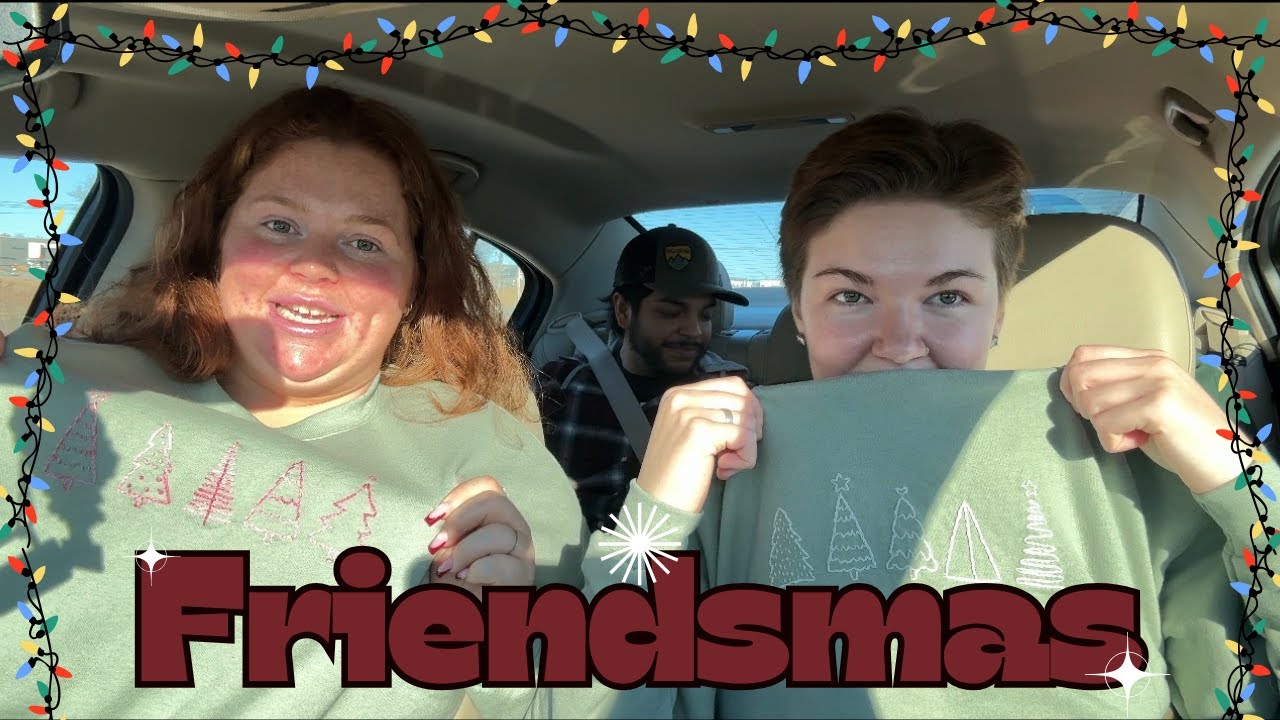 ✨A Merry Friendsmas Vlog🎄 Presents, Gingerbread houses, Movies, Coffee & more !
