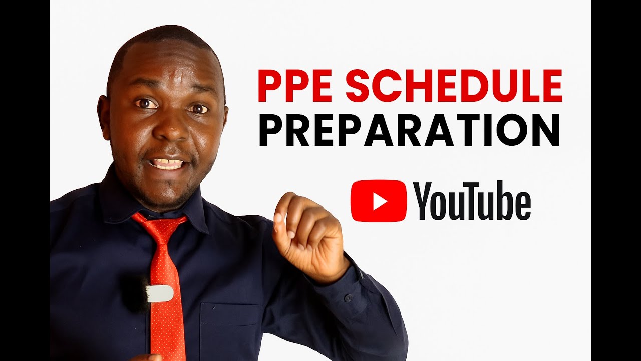 What is a FIXED Assets Schedule for PPE Preparation?