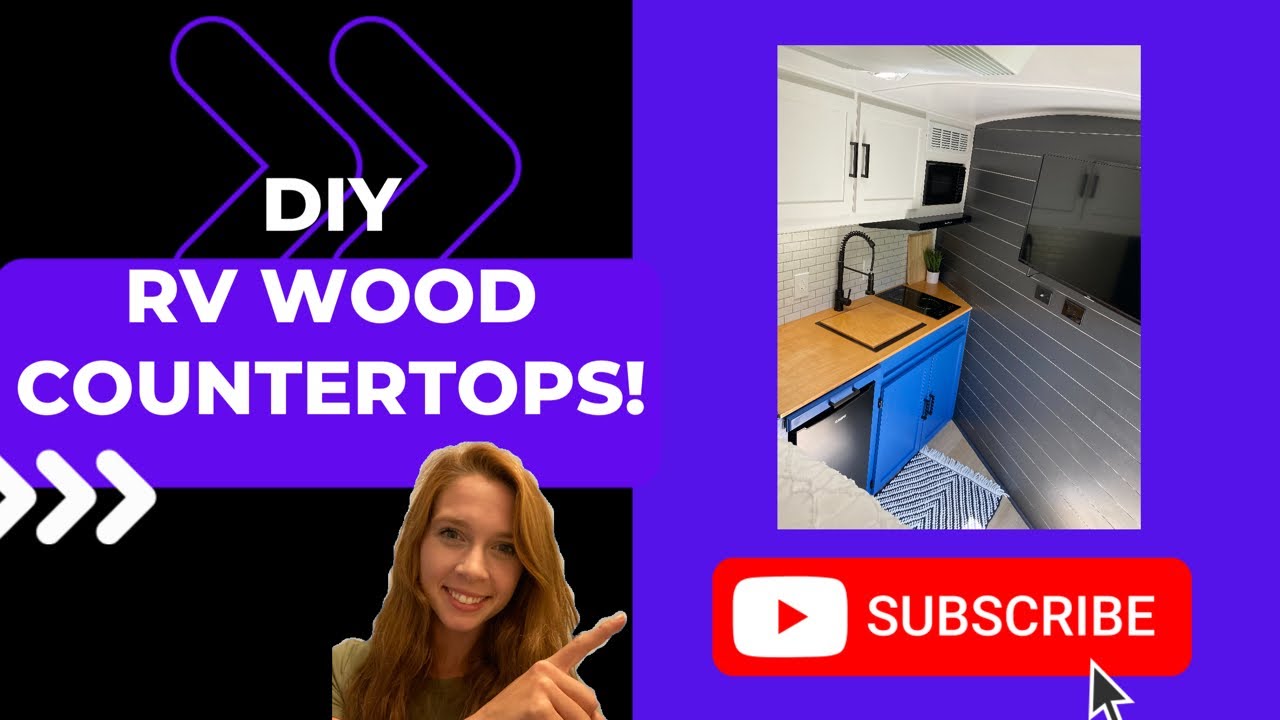 How to make DIY wood countertops for your RV/camper!