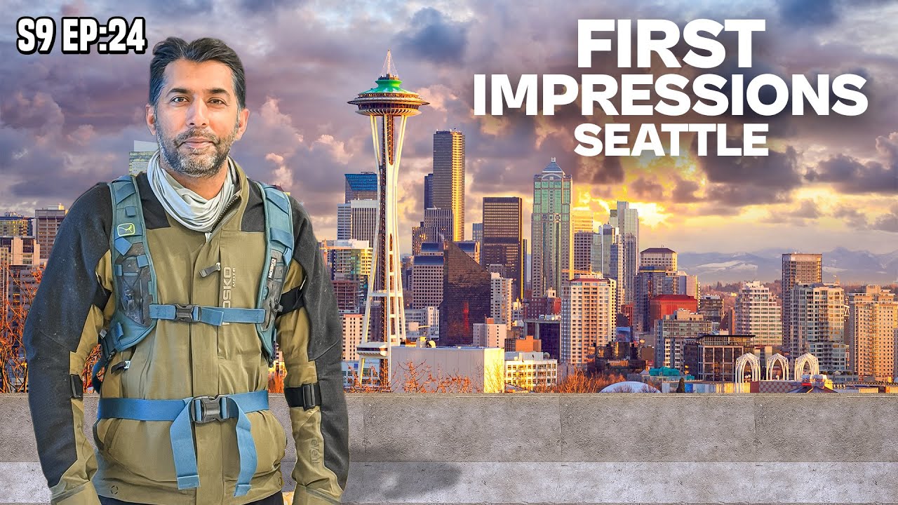 My First Impressions of America starts in Seattle 🇺🇸 S9 EP 24 | Pakistan to Americas Motorcycle