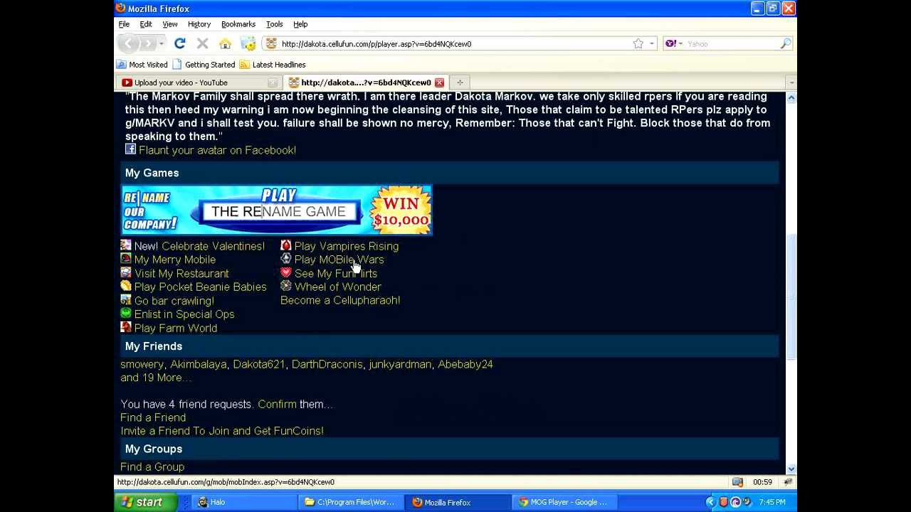 How to Spam Cellufun Chat Rooms