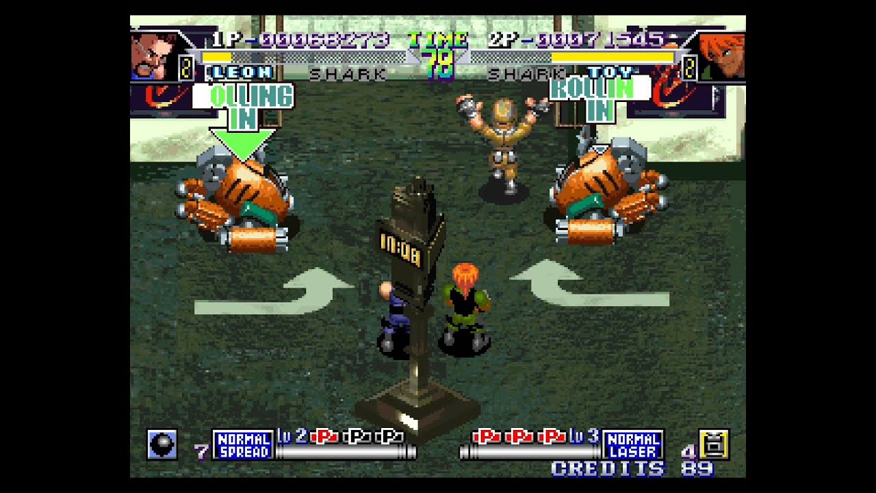 Shock Troopers: 2nd Squad arcade 2 player Netplay: game 2 (no slowdown)