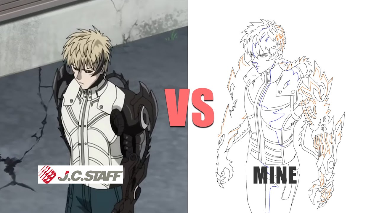 I Decide to remake genos walking animation !! (One Punch Man season 3)