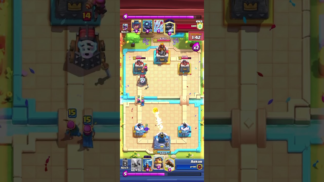X-bow master class vs hard counter #clashroyale #supercell #gaming #games #xbowdeck