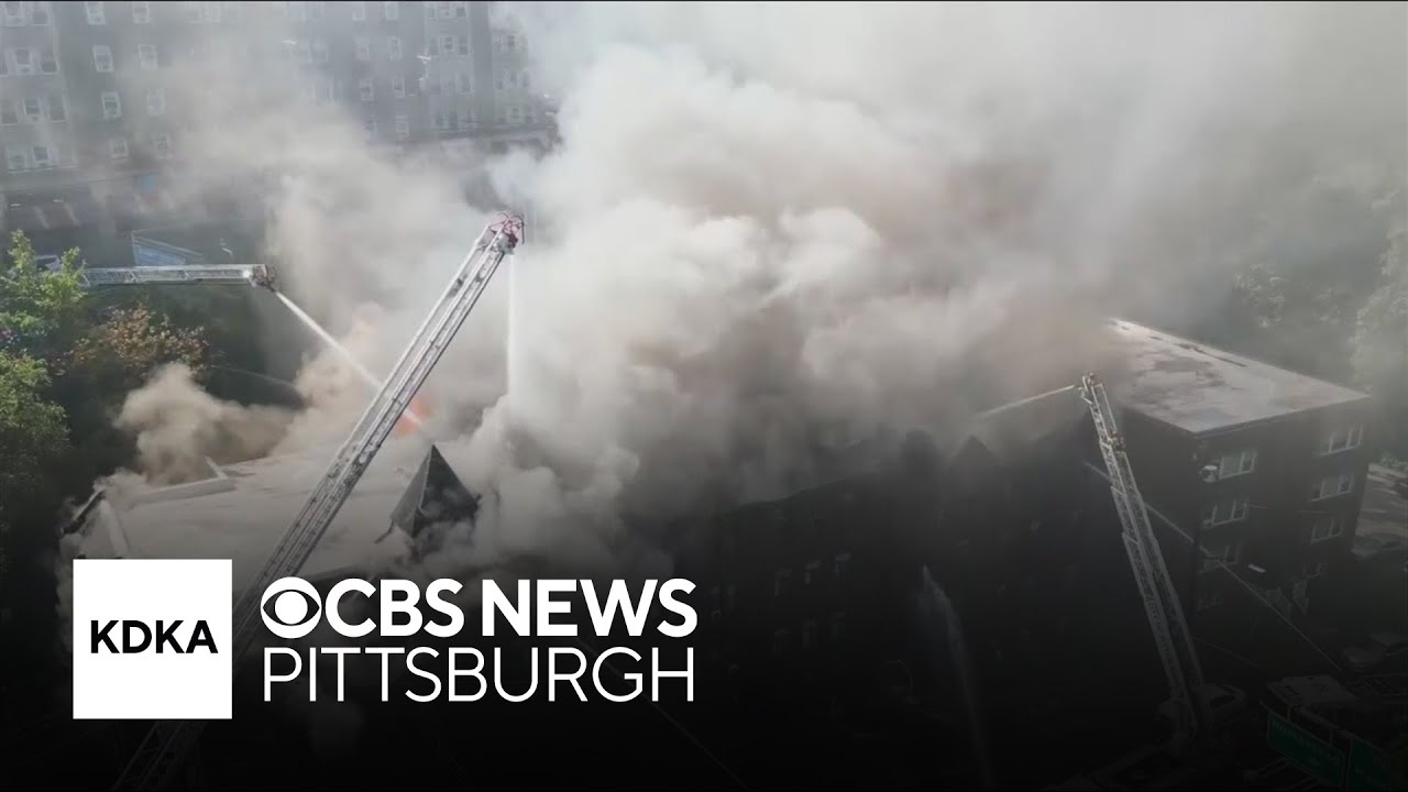 Residents react after massive apartment fire in Pittsburgh leaves dozens displaced