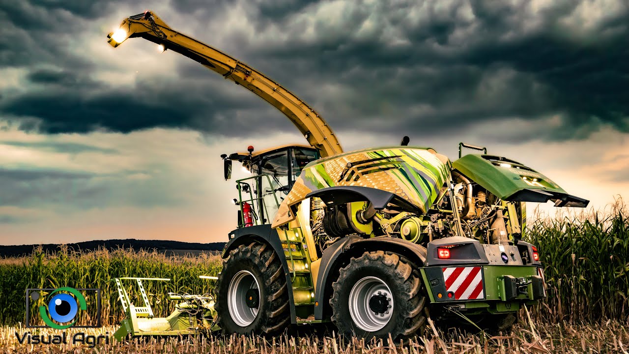 BIG X 580 Krone à l'ensilage de Maïs 🟢🟡 Une petite dans la cour des grands