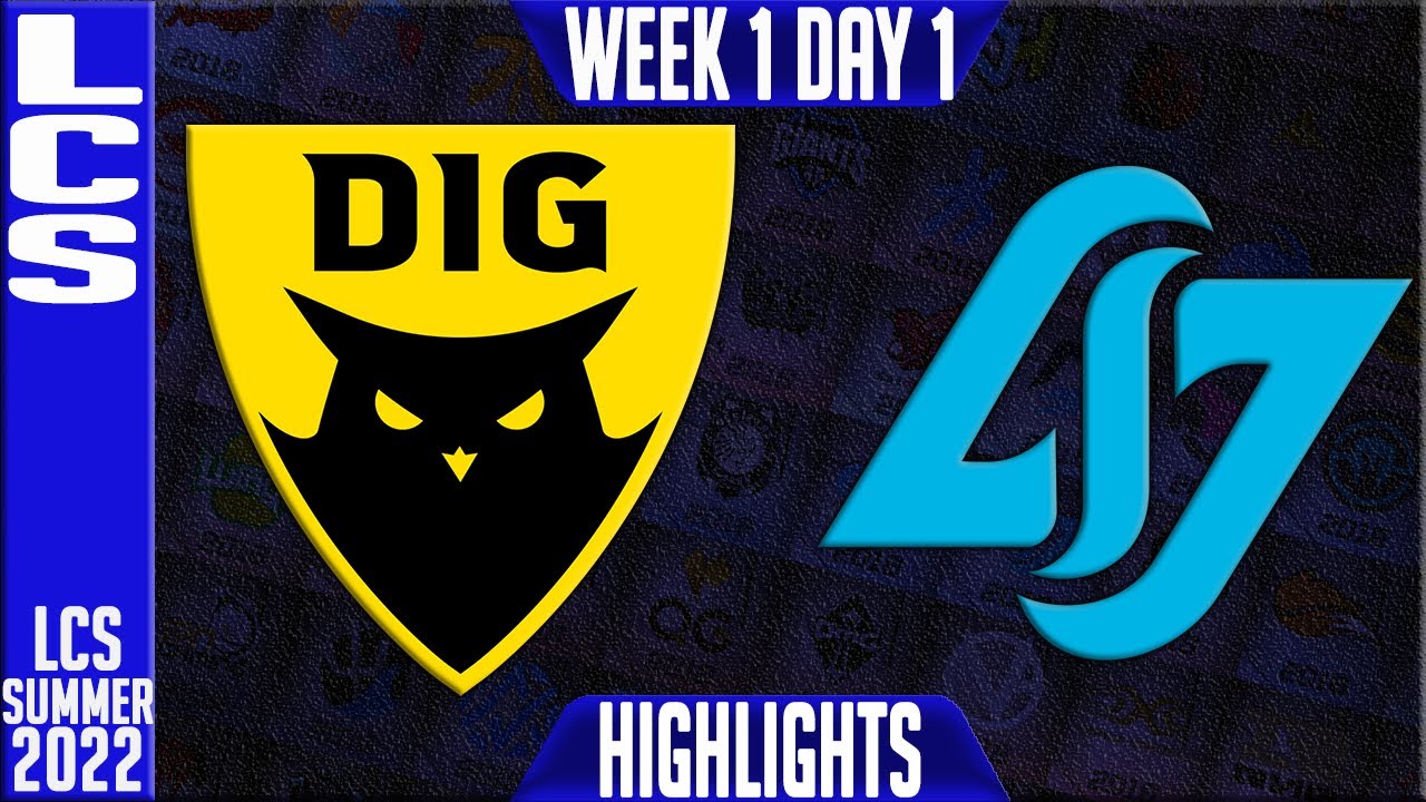 DIG vs CLG Highlights | LCS Summer 2022 W1D1 | Dignitas vs Counter Logic Gaming