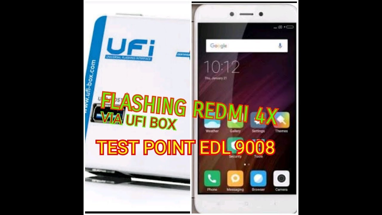 Flash redmi 4x dengan metode Test point (EDL 9008)
