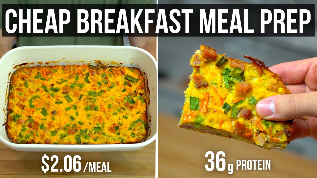This Breakfast Meal Prep Will Save You Time in the Morning | Sweet Potato & Ham Egg Bake