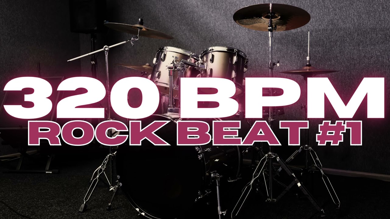320 BPM - Rock Drum Beat - Loop 1