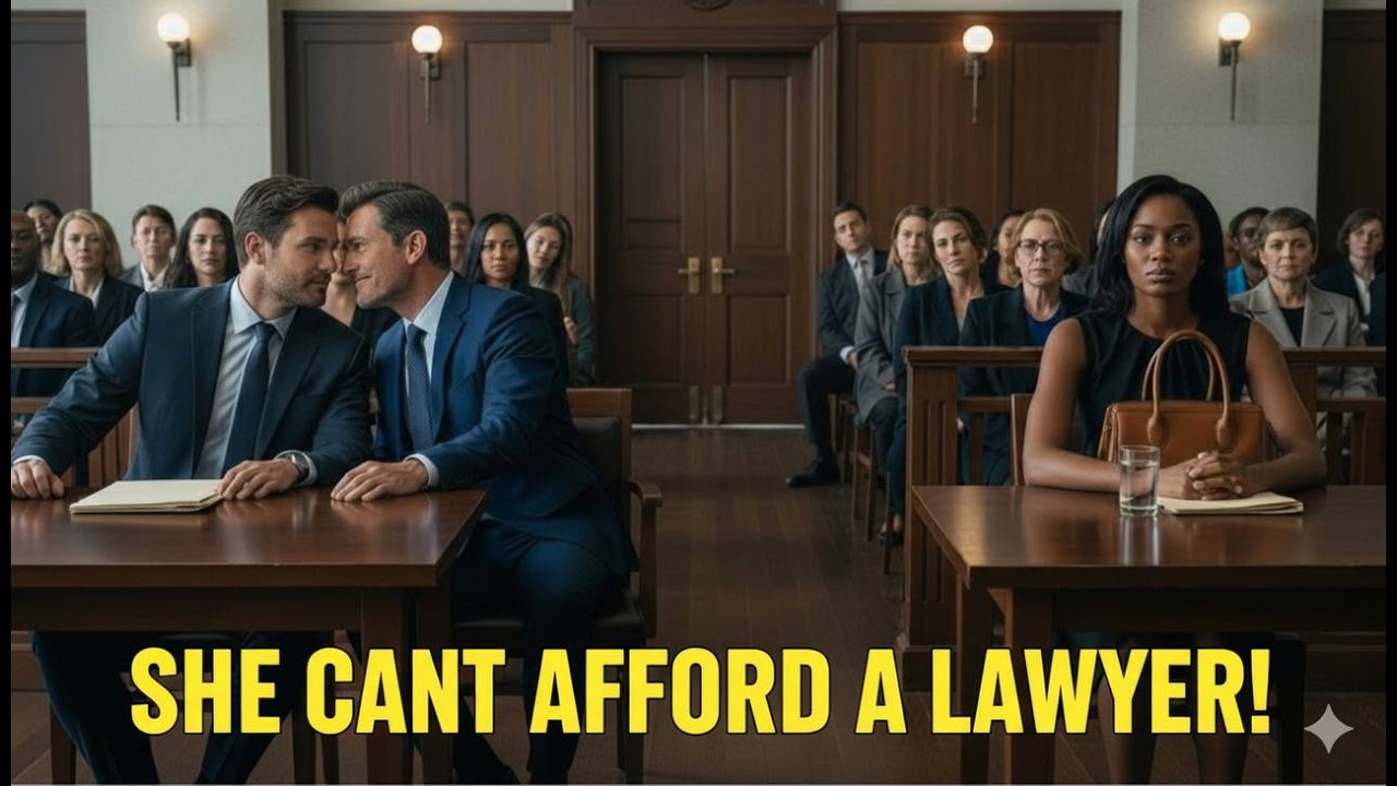 SHE CAN'T AFFORD A LAWYER!