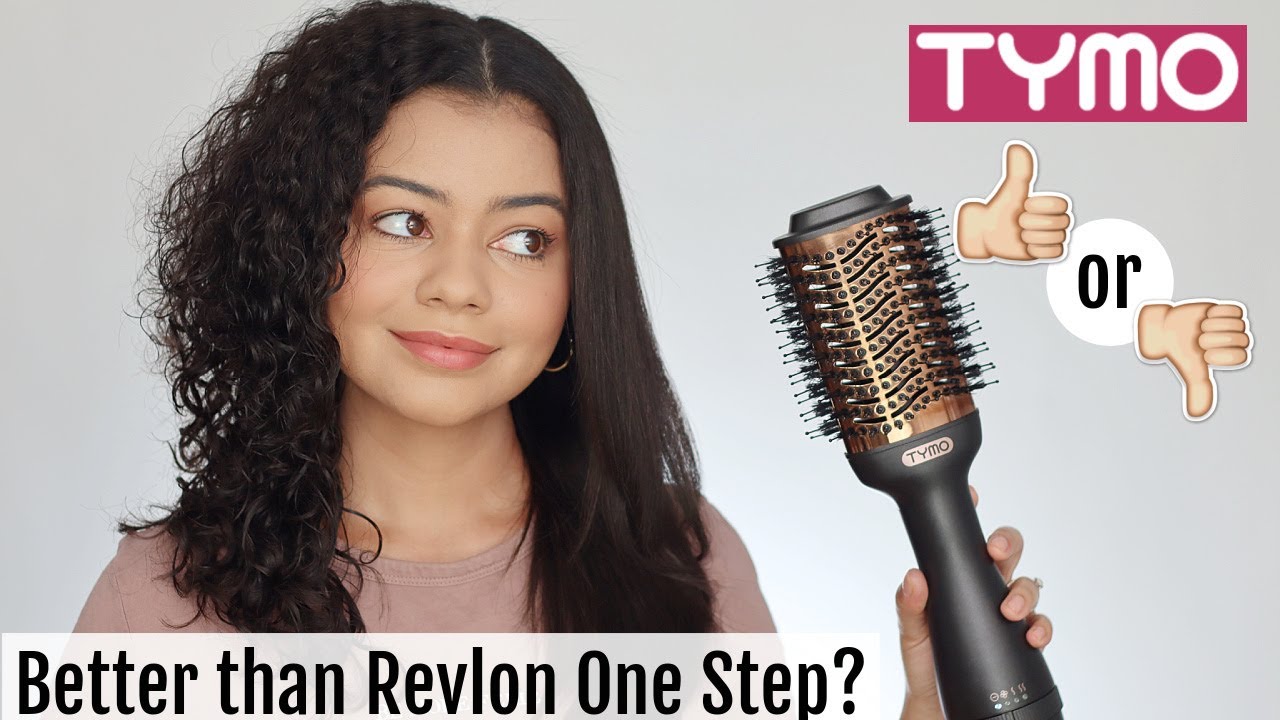 NEW TYMO VOLUMIZER ONE-STEP HAIR DRYER ON CURLY HAIR - HONEST OPINION