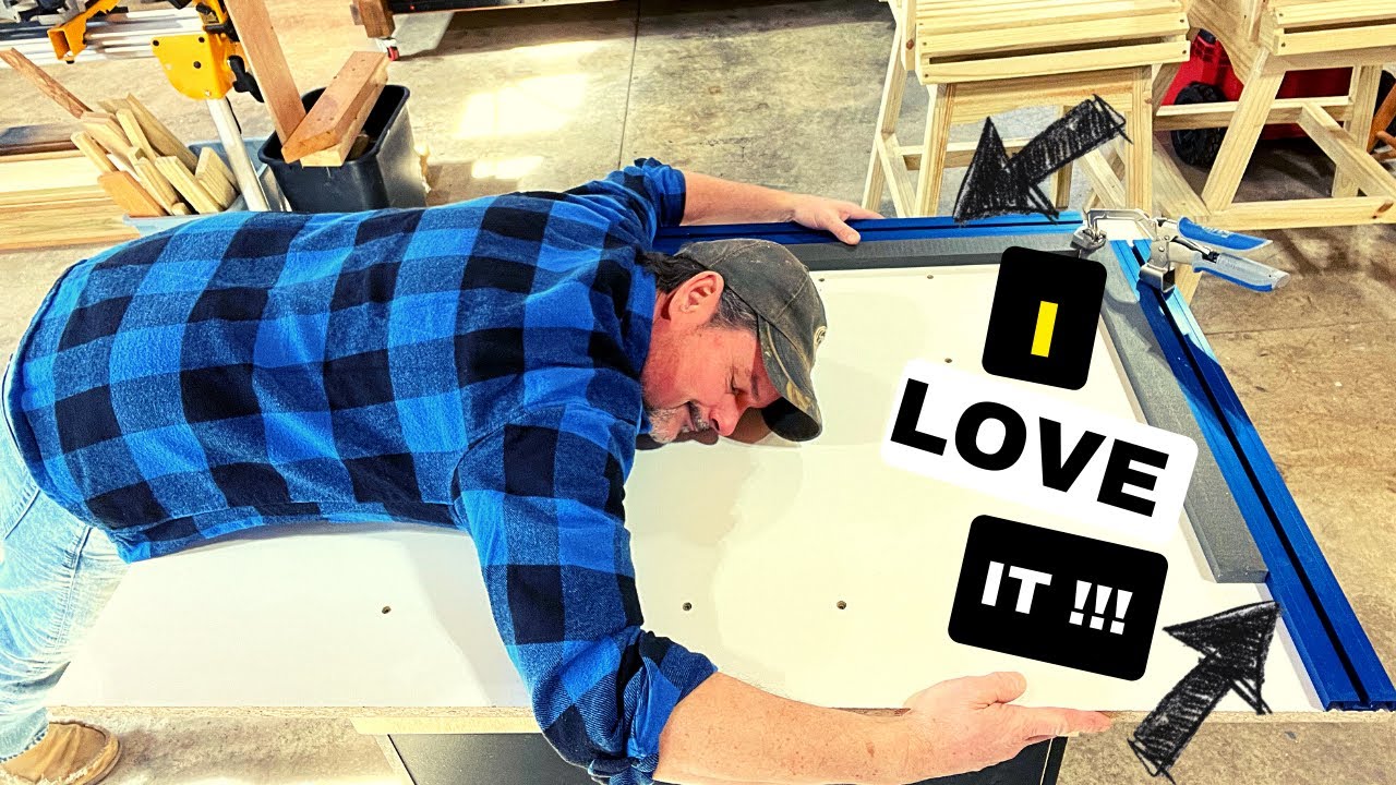 Kreg Clamp Trak  Installation Tutorial: Makes a Handy Little Clamp Table and Work Surface!
