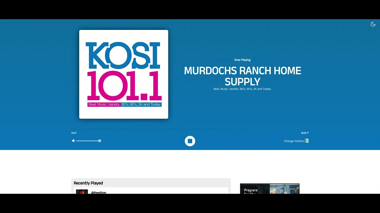 KOSI 101.1 Final Commercial Break Before Christmas Music (November 11, 2022 at 11:49 AM MST)