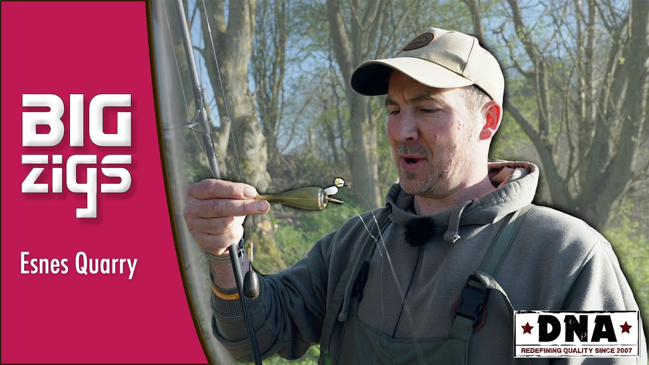 BIG Zigs! Esnes Quarry - Day Ticket - Carp Fishing - Adjustable Zig Fishing
