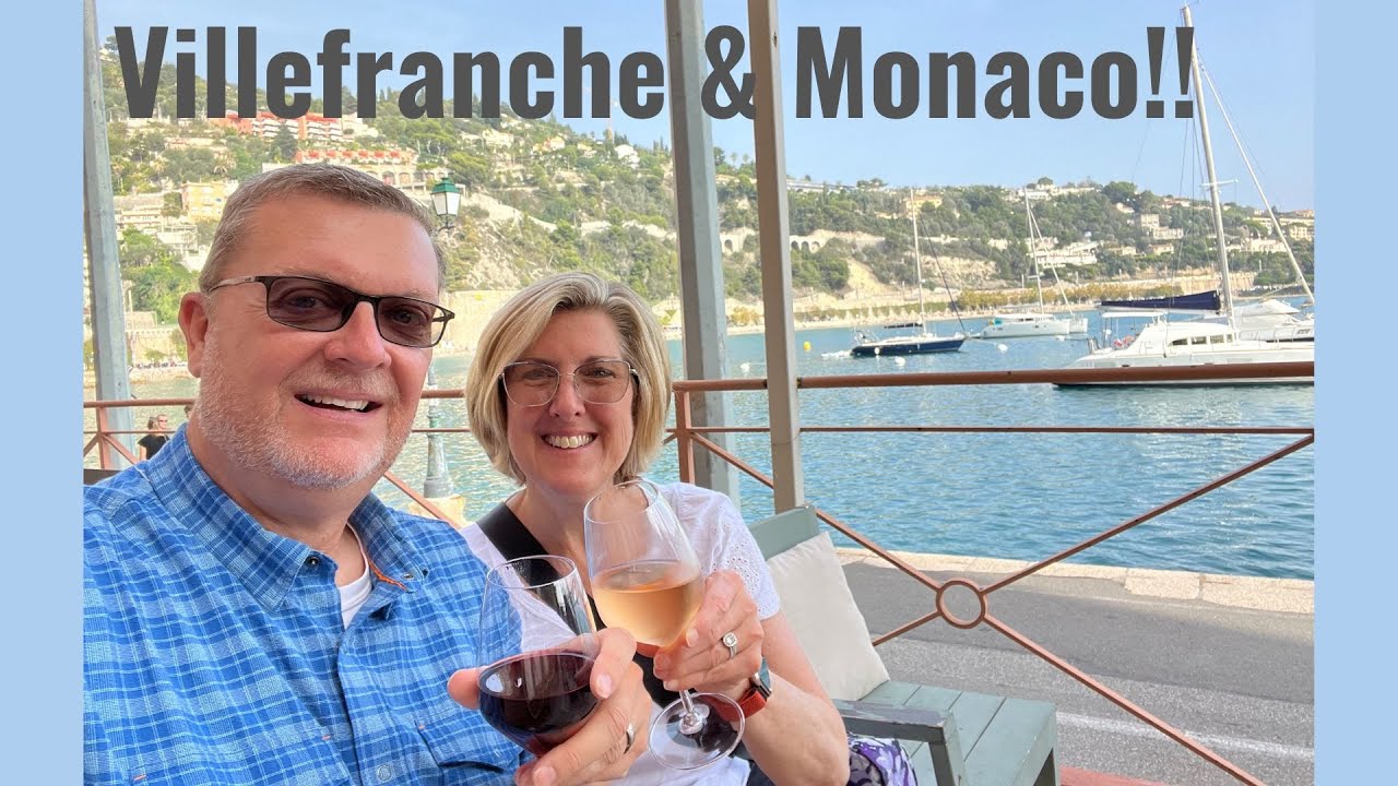 Villefranche and Monaco Cruise port excursion. 4K