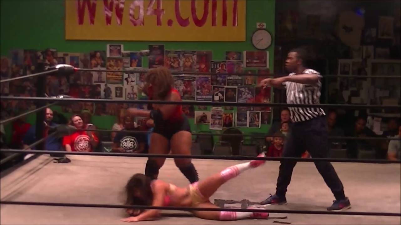 WWA4 Dementia Del Rose vs Kayla Lynn (Inter-Gender Champion) - Title Match 8/18/2016